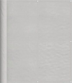 vidaXL Paravan de balcon gri deschis 120x1000 cm 100% poliester oxford
