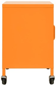 Dulap de depozitare, portocaliu, 60x35x56 cm, otel Portocaliu, 1, Portocaliu