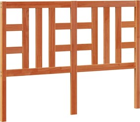 vidaXL Tăblie de pat, maro ceruit, 135 cm, lemn masiv de pin