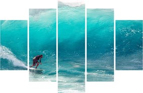 Tablou - Surfer în valuri (150x105 cm)
