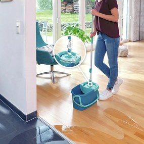 Mop rotativ cu găleată și detergent pentru pardoseli Rotation Disc Ergo - LEIFHEIT