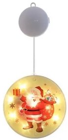 Lampa suspendata Mos Craciun, cu LED-uri, alimentare cu baterii, Masterled