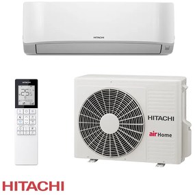 Aparat de aer conditionat inverter Hitachi AirHome 400 RAK-DJ50PHAE / RAC-DJ50PHAE, 18000 BTU, 37 m², A++/A+, Wi-Fi, R-32, Alb
