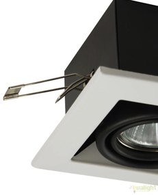 Spot incastrabil pentru tavan fals, Metal alb MYDL008-2-01-W