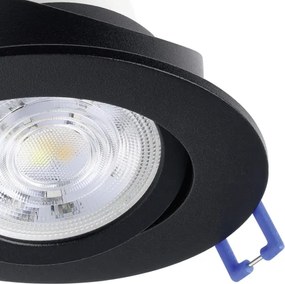 Eglo 902287 - Set 3x LED RGBW, spot încastrat reglabil SALICETO-Z LED/4,7W/230V, negru