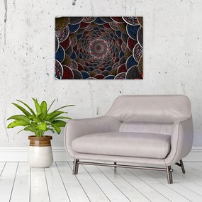 Tablou pe sticlă - Vortex (70x50 cm)