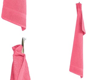 1x prosop mare CLARYSSE ELEGANCE 70x140 cm + 1x prosop CLARYSSE 60x110 cm 100% bumbac, coral