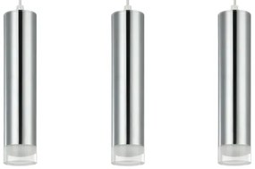 Lustră pe cablu ARMIN 3xGU10/10W/230V crom lucios