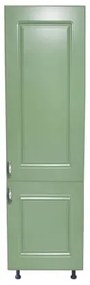 Corp pentru frigider incorporabil Zebra MDF verde drept