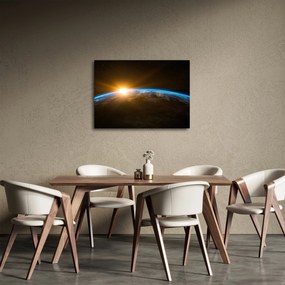 Tablou - Planeta Pământ și univers (70x50 cm)