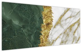 Tablou - Marmură verde N⁰1 (120x50 cm)