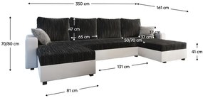 Colțar universal Timotej (kornet 10 + piele ecologică d511 + kornet 18). 1064105