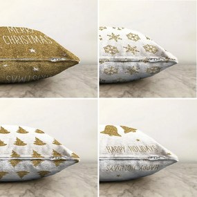 Set 4 fețe de pernă Minimalist Cushion Covers Christmas Vibes, 55 x 55 cm