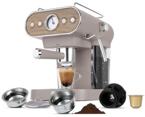 Espressor 3 in 1 Taupe Nordic Berlinger Haus BH/9856