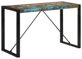 vidaXL Masă de bucătărie, 120x55x76 cm, lemn masiv reciclat