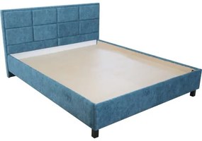 Pat Soft Tapitat 160 x 200 Albastru