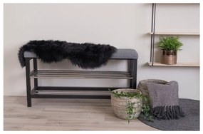 Blană neagră sintetică 50x85 cm – House Nordic