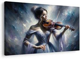 Tablou violonistă romantică