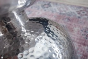 Masuta auxiliara design unicat Orient 36cm argintiu