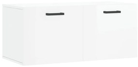 830078 vidaXL Dulap de perete, alb extralucios, 80x36,5x35 cm, lemn compozit