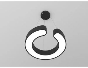 Lustră LED pe cablu SMART C-SHAPED LED/43W/230V 60 cm Immax NEO 7134 + telecomandă