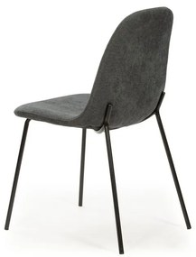 Scaune de dining gri-închis 4 buc. Renne – Marckeric