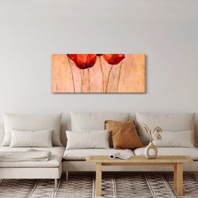 Tablou - Lalele roșii (120x50 cm)