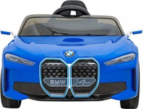 Masinuta Electrica cu acumulator pentru copii NOVOKIDS™ BMW I4, Cu telecomanda, Roti din Cauciuc EVA, Max 30 kg , Usi cu deschidere , 3 Viteze,