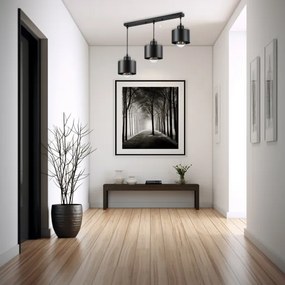 Lustră pe cablu 3xE27/35W/230V negru