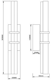 Zuma Line 003064-034736 - Lampă de perete LED IGGLY LED/8W/230V aurie