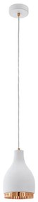 Eglo 96871 - Lampa suspendata COCNO 1xE27/60W/230V alb