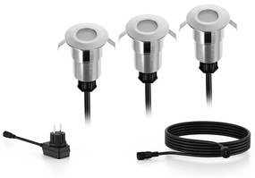 SET 3x corp de iluminat LED încastrat de exterior Philips SPORE LED/1W/24/230V IP67