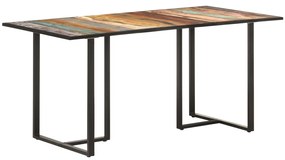 vidaXL Masă de bucătărie, 160 cm, lemn masiv reciclat