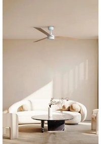 Ventilator LED dimabil FARO 34297-1TW RUDDER L LED/20W/230V 2700/4000/6500K + telecomandă