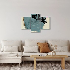 Tablou - Flying balon cu curcubeu (90x60 cm)