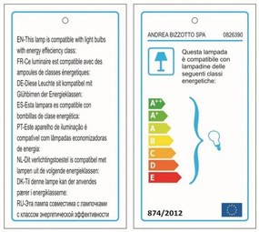 Aplica Ileana, Soclu E27, Max 25W, Argintiu / Natural