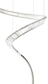 Lustra LED casa scarii design deosebit CHARMES 1A crom