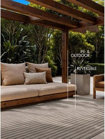 Covor pentru exterior și interior gri/crem 120x170 cm Haringey Linley – Ted Baker