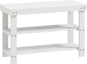 HOMCOM Pantofar tip Băncuță pentru Hol cu 3 Niveluri, 70x28x45 cm, Lemn natural | Aosom Romania
