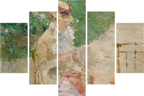 Tablou - Berthe Morisot, Young Woman Knitting, reproducere (150x105 cm)