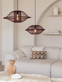 Lustra/Pendul Eco, Bambus, Maui visiniu, S