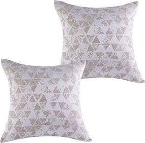 VIALMAN Set 2 fețe pernuțe VIRGINIA bej, 40 x 40 cm