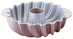 Forma de chec Dr.Oetker Creative Sun 2555, 24 cm, Rotund, Aluminiu turnat, Roz auriu