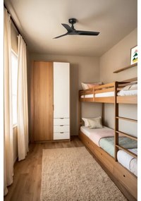 Ventilator de tavan FARO 33825WT HEY S negru d. 90 cm Wi-Fi + telecomandă