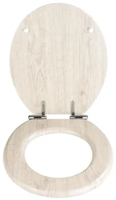 Capac WC cu închidere lentă Wenko Oak, 42,5 x 35,5 cm