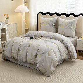Lenjerie de pat din microfibra LIMETTA bej Dimensiune lenjerie de pat: 2 buc 70 x 80 cm | 160 x 200 cm