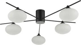 Där Lighting JAS5422 - Lustru aplicat JASPER 5xG9/25W/230V, negru