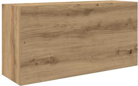 vidaXL Dulap perete baie stejar artizanal, 80x25x40 cm, lemn prelucrat