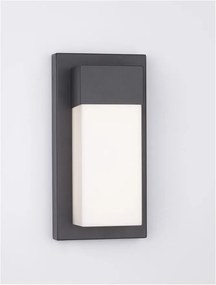 Aplica LED pentru exterior design modern IP65 Leto negru