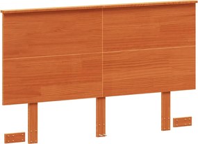 vidaXL Tăblie de pat, maro ceruit, 120 cm, lemn masiv de pin